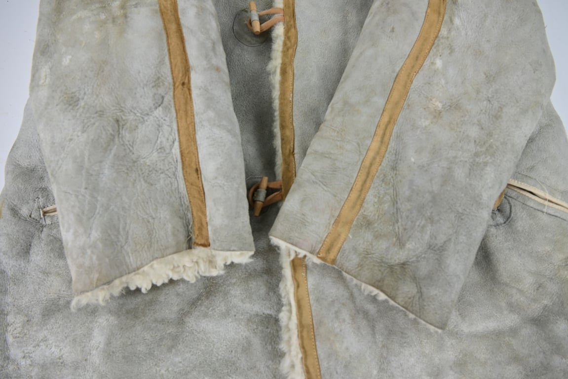 German Luftwaffe Winter Fur Sheepskin Jacket