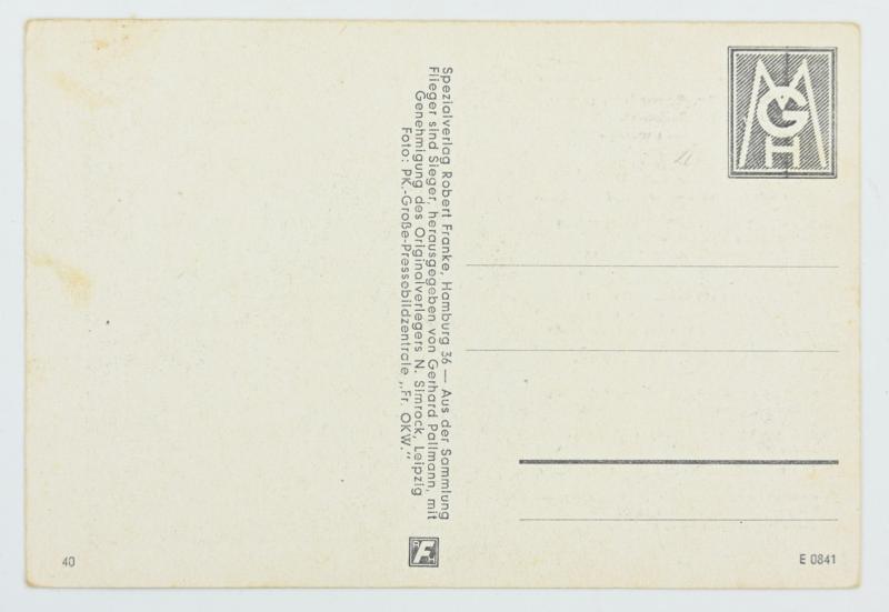 German LW Postcard 'Lied der Sturzkampfflieger'