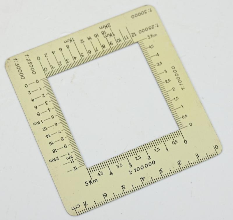 German WH Mapcase Measurement Tool