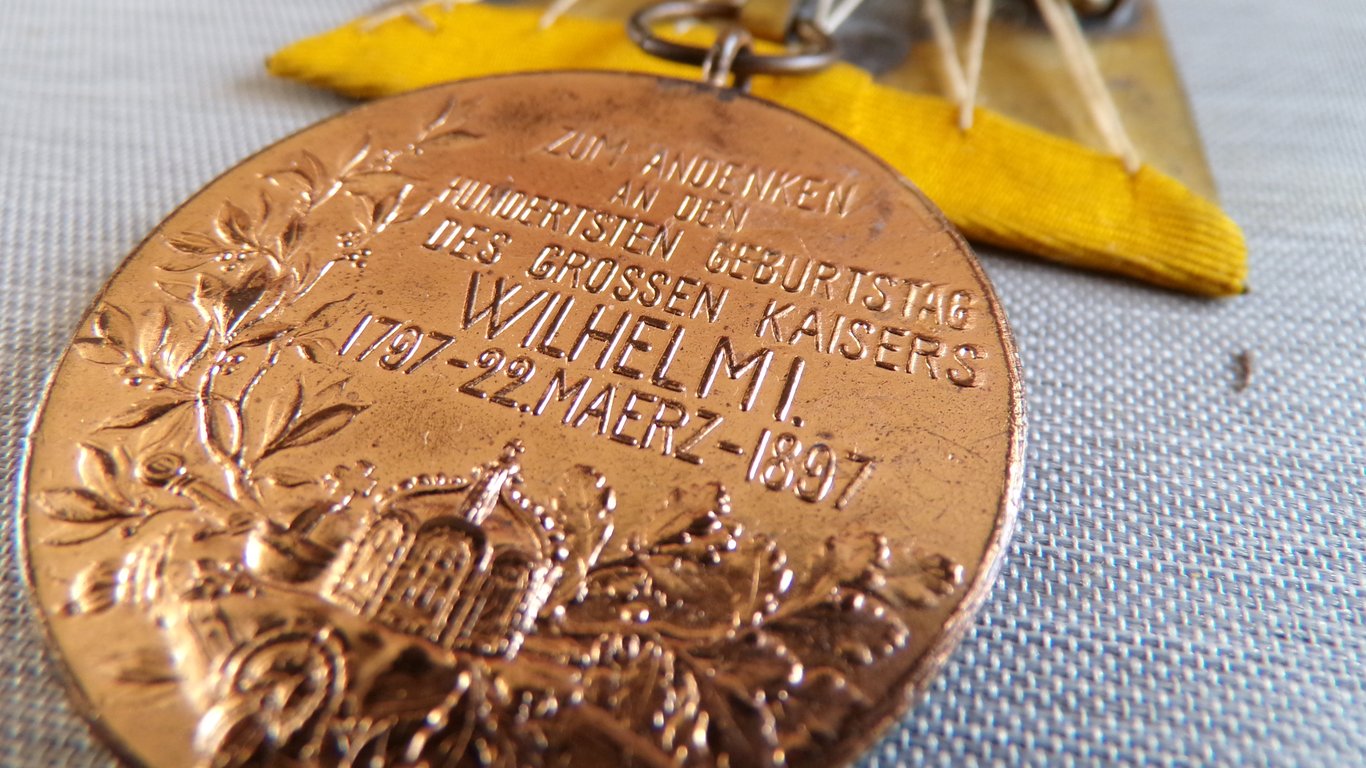 1897 Kaiser Wilhelm I Centenary Medal