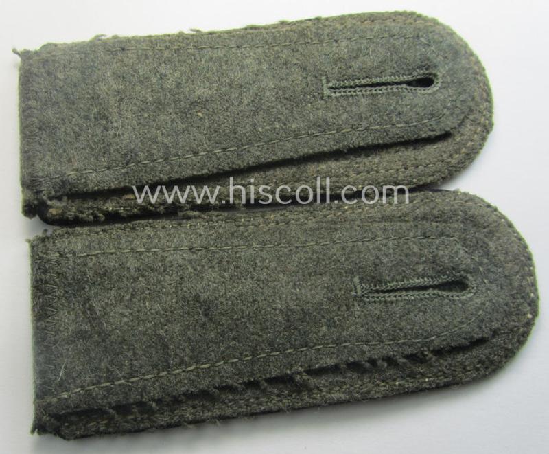 Pair of WH (Heeres) NCO-type shoulderstraps: 'Stabsfeldwebel o. Spiess einer Pionier-Abtlgs.'