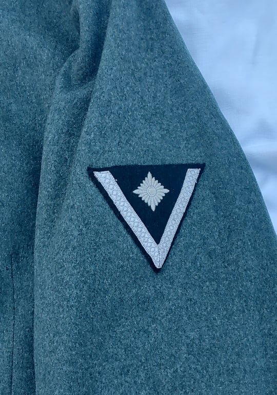 Original WWII German Army 55th Infantry Enlisted mans M-35 Waffenrock dress tunic.