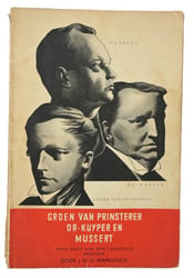 Dutch NSB Booklet 'Groen van Prinsterer, Dr. Kuyper...