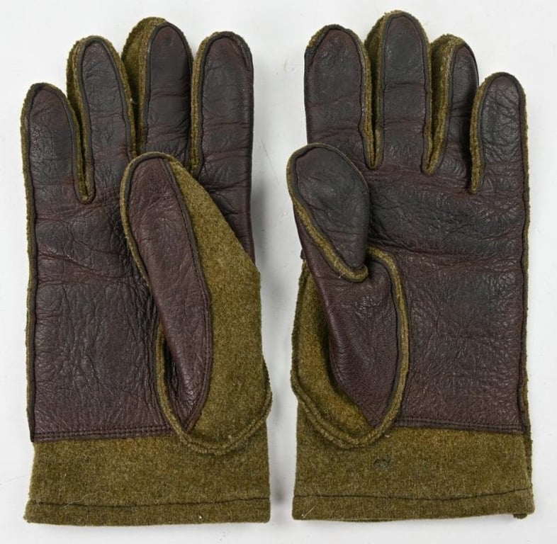 US WW2 Winter Wool Gloves