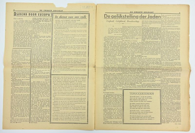 Dutch SS Magazine 'De Zwarte Soldaat' 1942