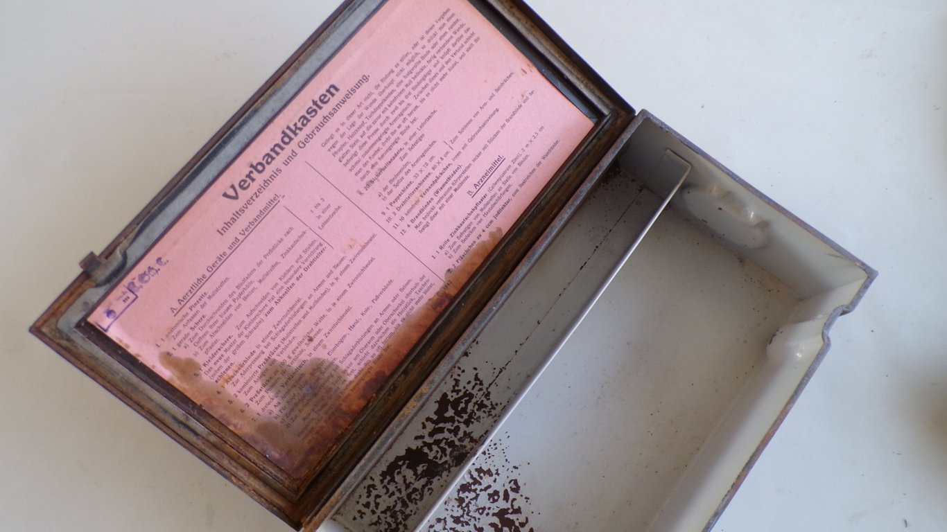 Luftwaffe-Blue 'Verbandkasten' First Aid Kit