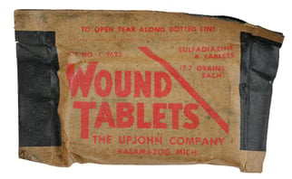 US WW2 Upjohn's Wound Tablets