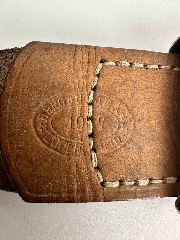 Alu. Luftwaffe buckle "mint" with a tab