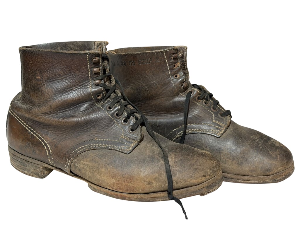 German WWII Low Ankle Boots