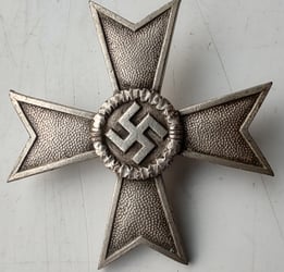 WW2 German War Merit Cross 1st class w/o...
