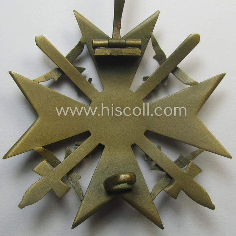 Superb - and actually fairly scarcely encountered! - 'Spanienkreuz mit Schwerten in Bronze' being a neat non-maker-marked example that was produced by a to date still unidentified maker