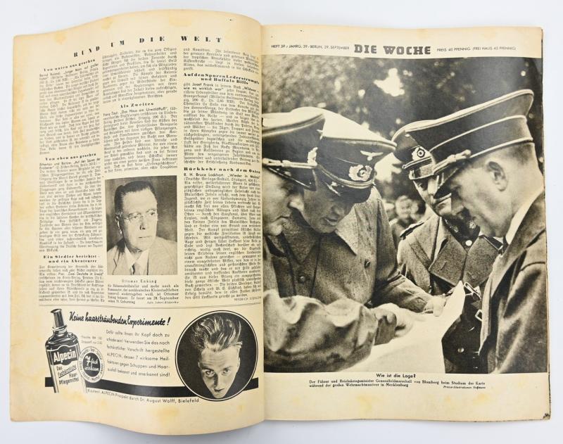 German Third Reich Magazine 'Die Woche' 1937