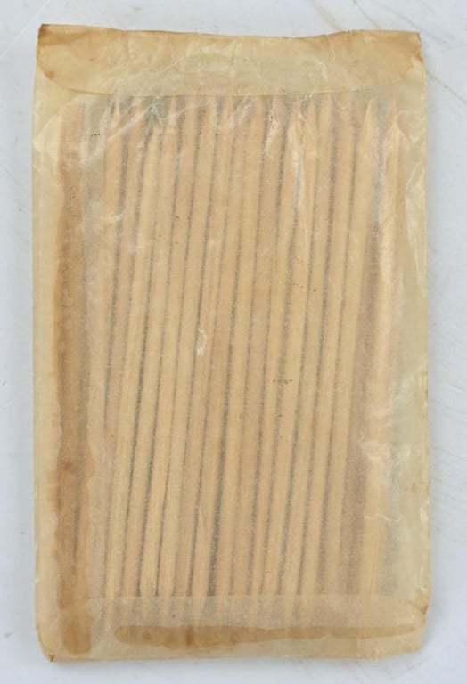 German Third Reich Era Package of Tooth Sticks