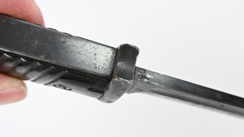 German WH K98 Mauser Bayonet with Canvas Frog