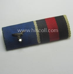 2-pieced ribbon-bar (ie. 'Band- o. Feldspange') showing resp....
