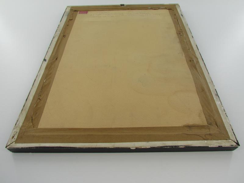 Large Portrait Photo of an SS Panzer Soldier ( KIA Riga 1944 )