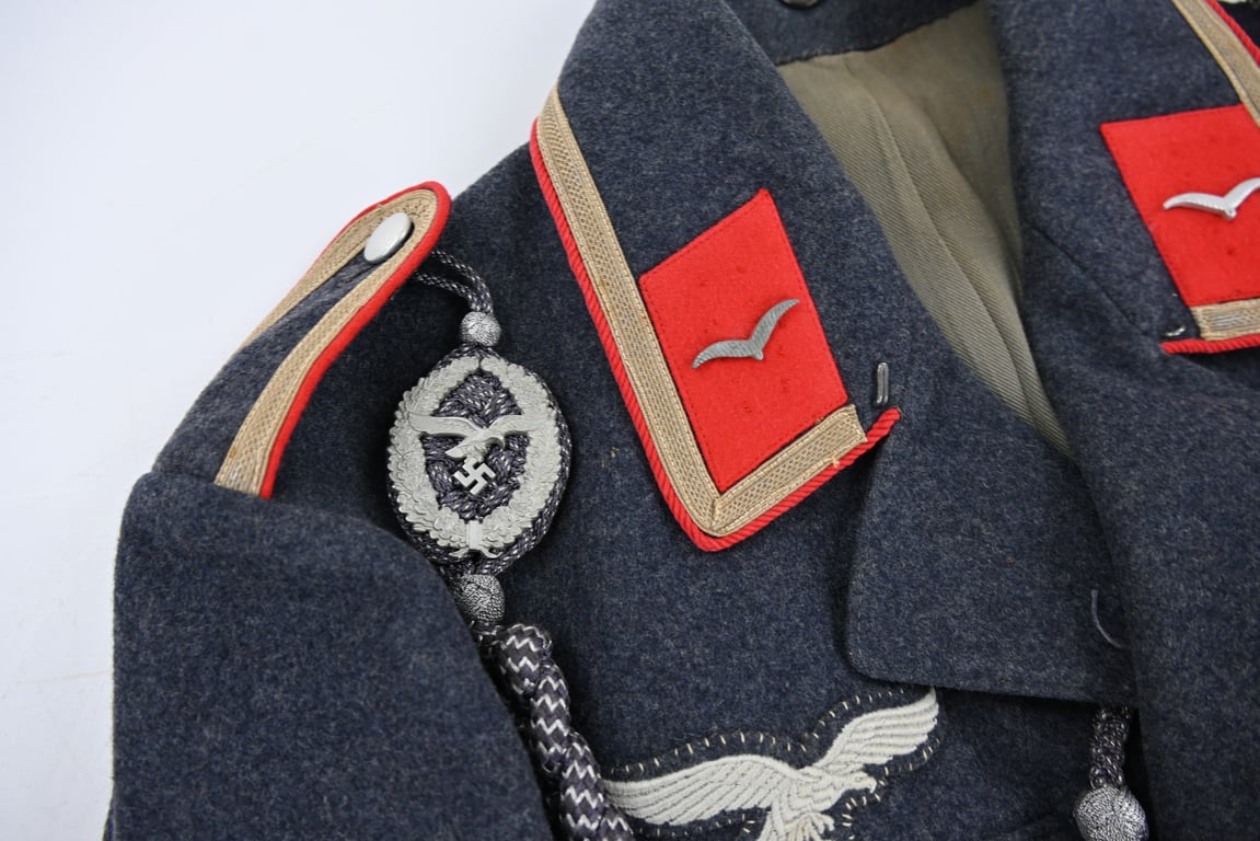 German LW Flak Artillery 4-Pocket Tunic