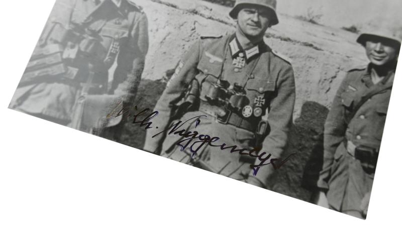 Signature of Wehrmacht Heer KC&OLC Recipient 'Wilhelm Niggemeyer'
