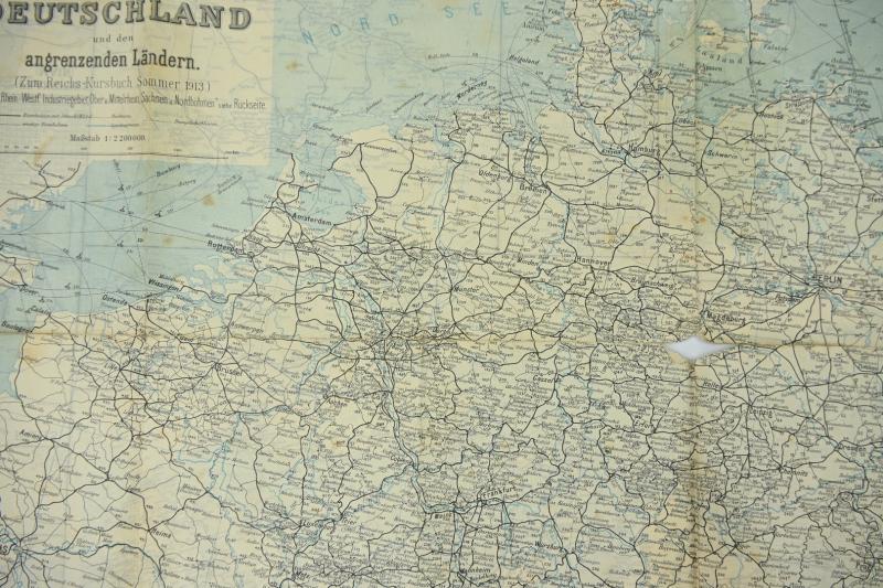 German WW1 Mapcard 'Deutschland'