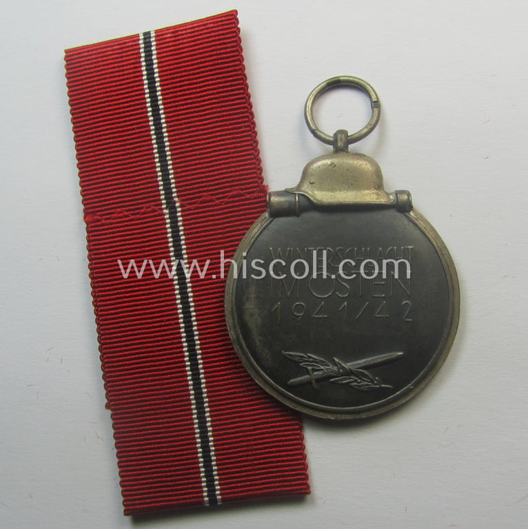 Medal-set: 'Winterschlacht im Osten 1941-42' being a maker- (ie. '51'-) marked specimen by the (unusually seen!) maker: 'Eduard Görlach & Söhne'