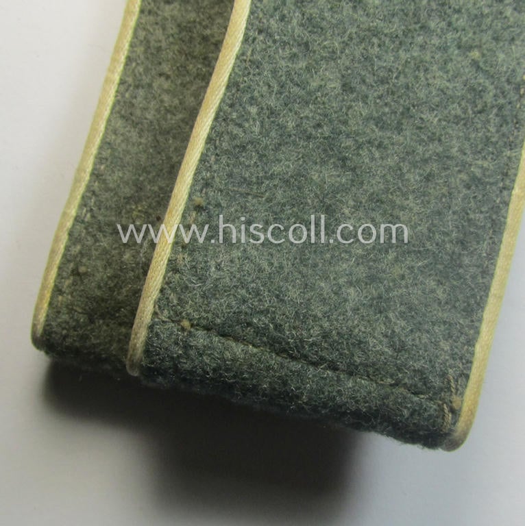 Moderately used- and fully matching, pair of WH (Heeres) 'M41 o. M43'-pattern, EM-type shoulderstraps: 'Soldat eines Infanterie-Rgts.'