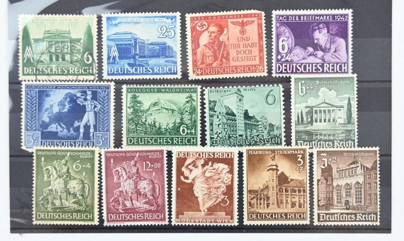 German Third Reich Era Stamps