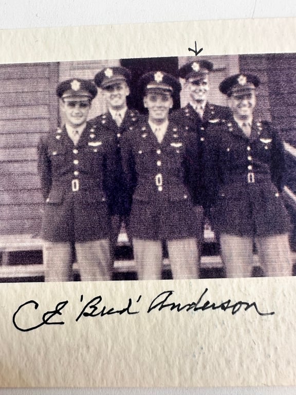 post-war photo with signature usa