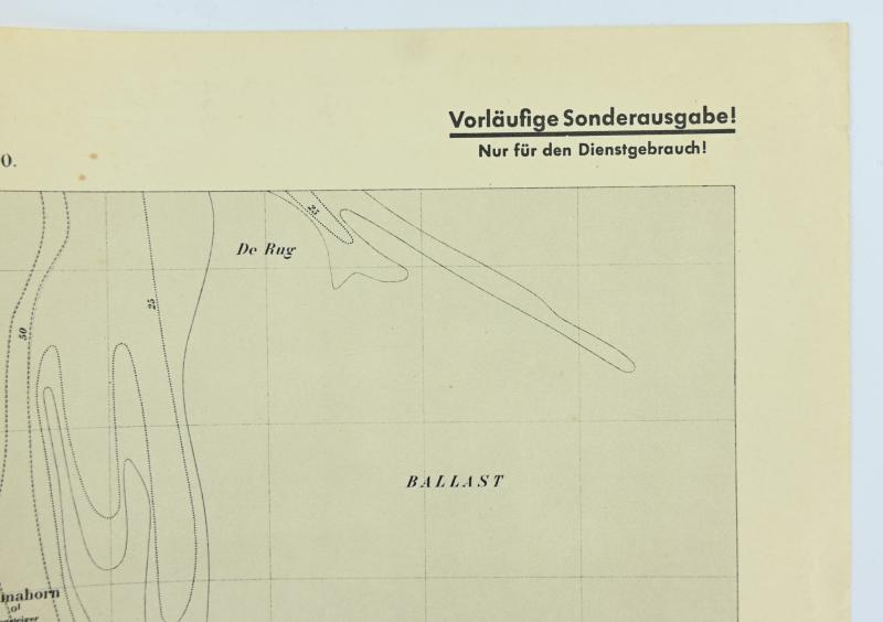 German Mapcard of 'Anjum' Holland