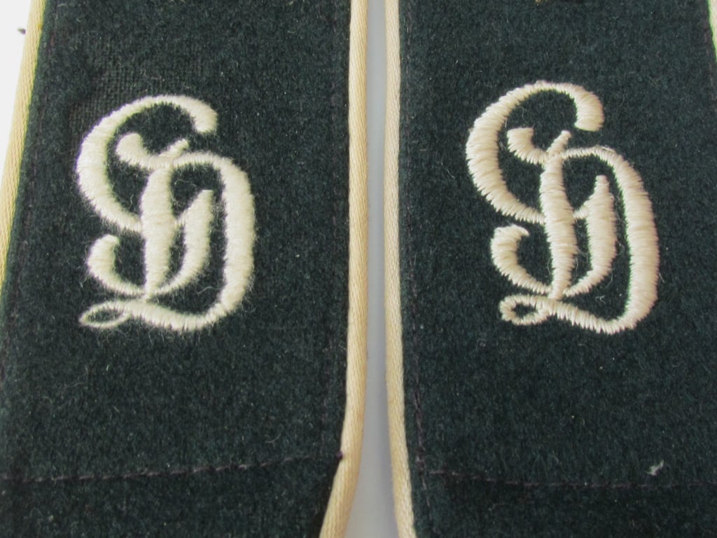 Rare Großdeutschland Infantry EM Shoulder Boards – Matching Pair