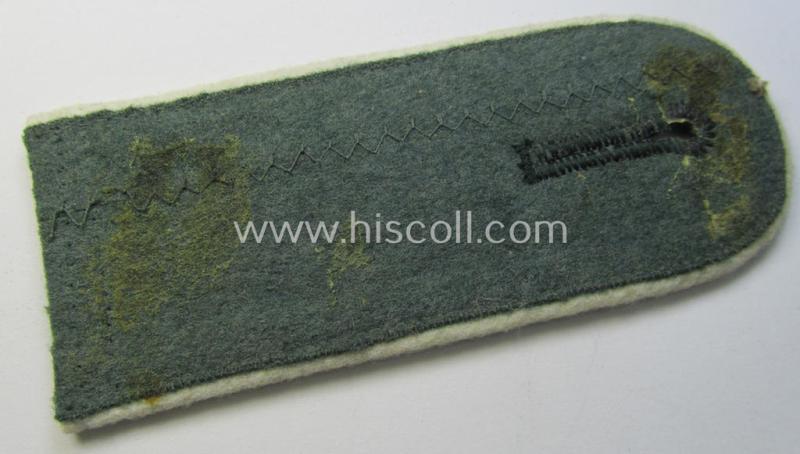 Single - and actually not that often seen! - WH (Heeres) EM-type (ie. 'M36-/M40'-pattern- and/or: 'rounded styled-') neatly 'cyphered' shoulderstrap as was intended for usage by a: 'Soldat des Infanterie-Regiments 58'