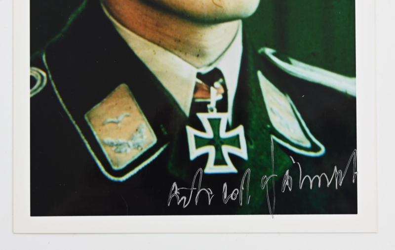 Signature of Luftwaffe KC Recipient 'Erhard Jähnert'