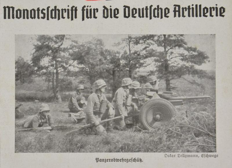 German WH Magazine 'Artilleristische Rundschau' 1936