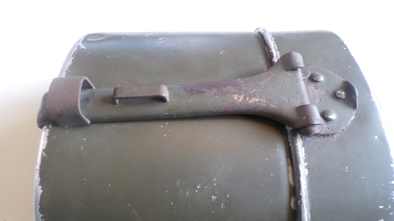 Rare Pre-War Matching RZM M6/44 1938 Aluminum Mess Tin - 85% Original Paint