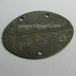 Later-war- (albeit 'standard-issue'-) pattern, WH (Kriegsmarine) typical zinc-...