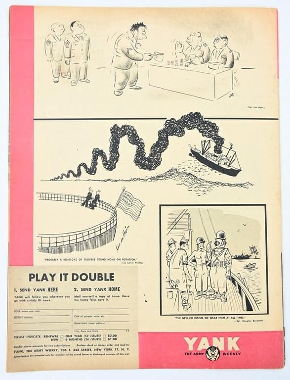 US WW2 Yank Magazine 29 June 1944