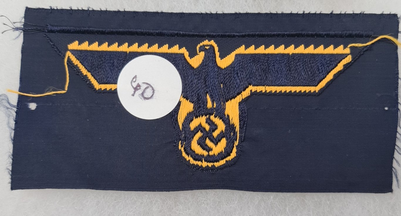 Uncut Kriegsmarine Cap Eagle