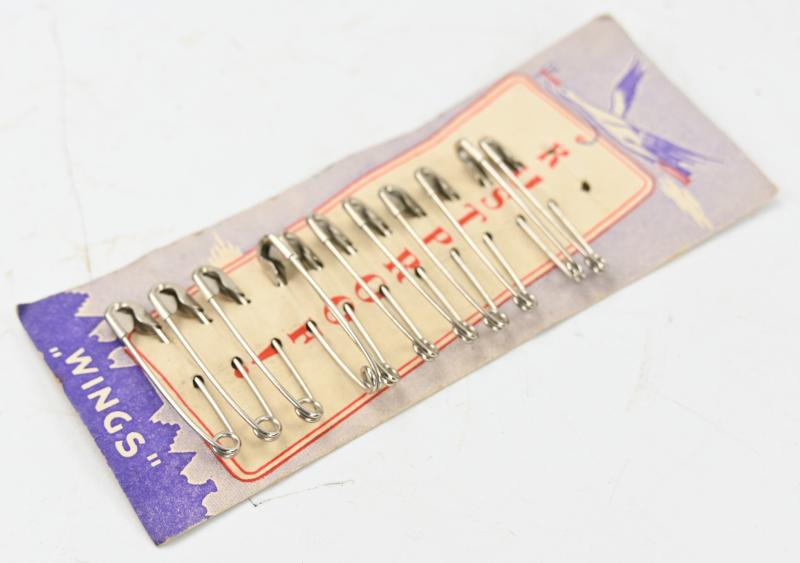 British WW2 Medical Safety Pins set