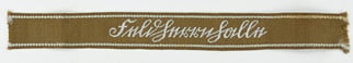 German WH Panzer-Grenadier-Division ‘Feldherrnhalle‘ Cufftitle