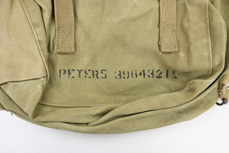 US WW2 M-1936 Musset Bag 'James H Peters'