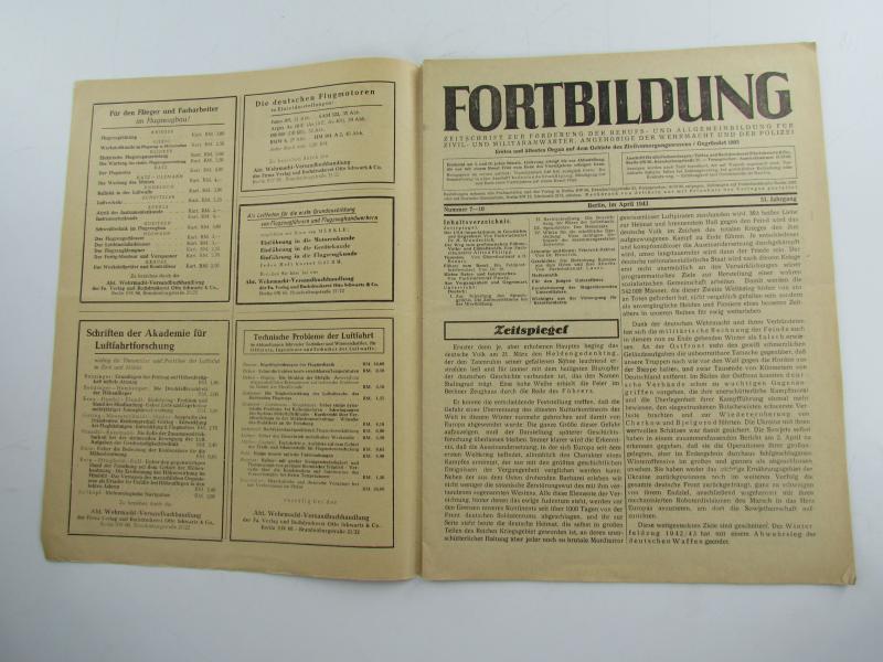 Fortbildung Magazine Nr 7-10  April 1943