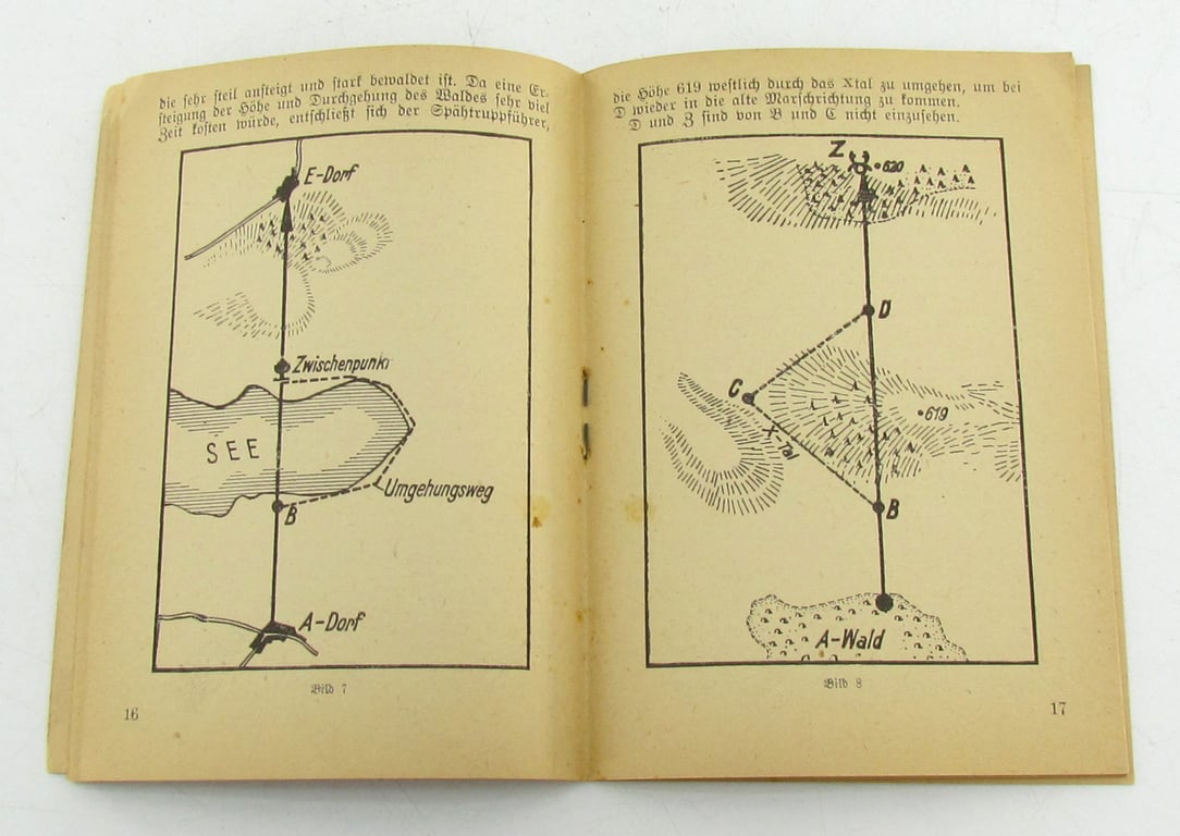 Booklet Hitler Youth : " Der Marschkompaß" und sein Gebrauch"