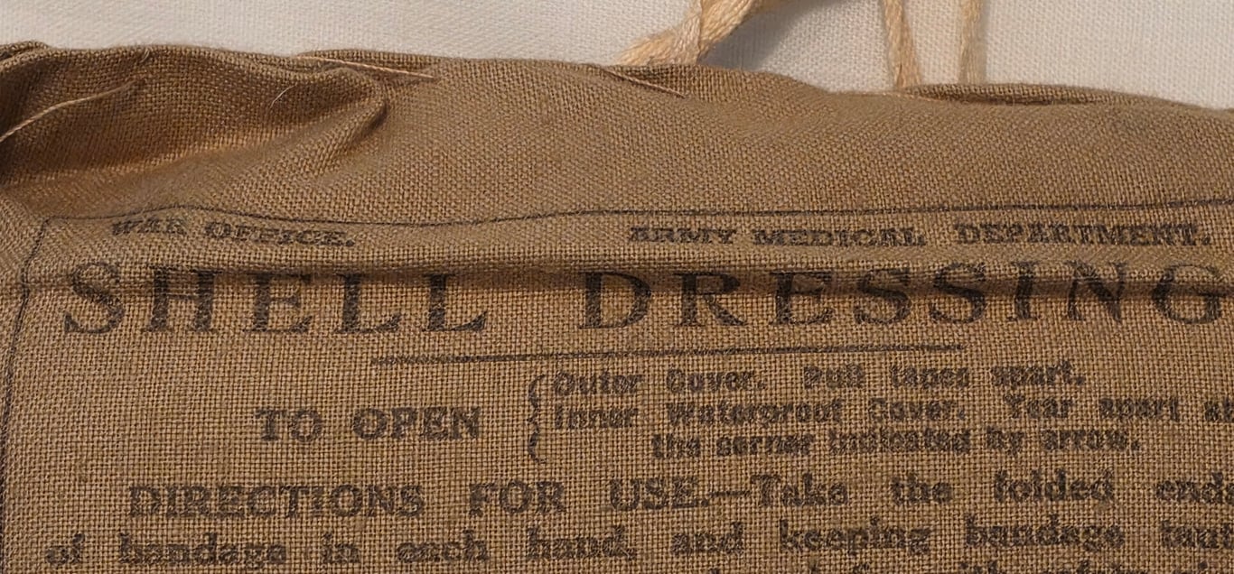 WW2 British shell dressing