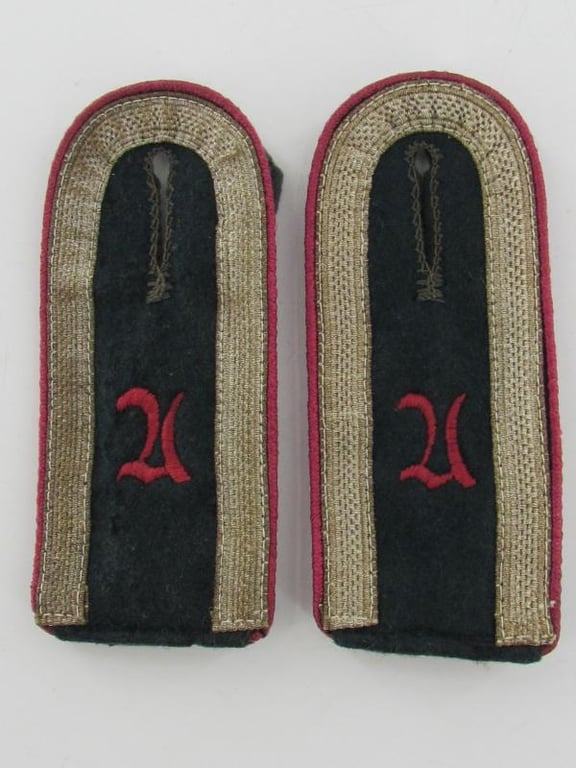 Wehrmacht (Heer) M36 shoulder boards ( NCO) NebelWerfer-Aufklärungs-Abts.'