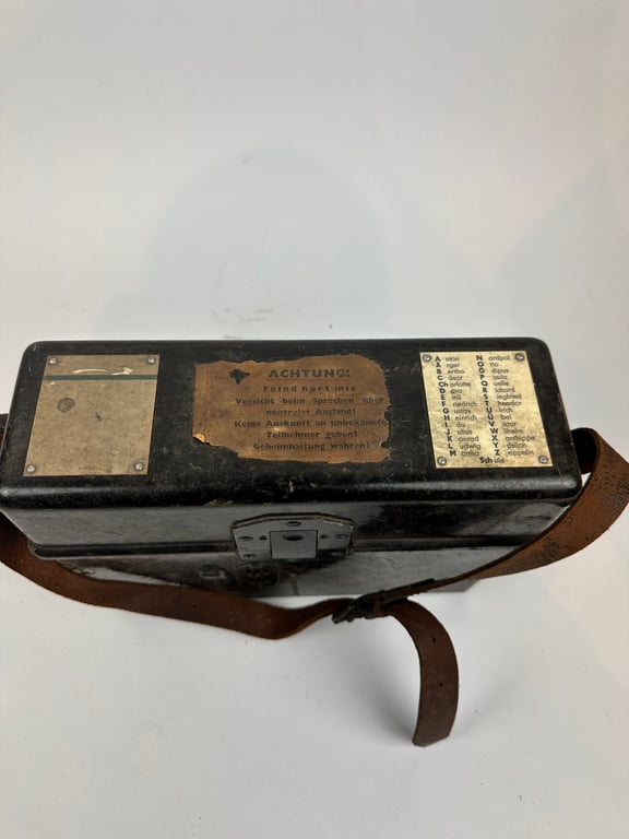 FF33 complete with orginal strap still on it 'Achtung Fiend Hort Mit'