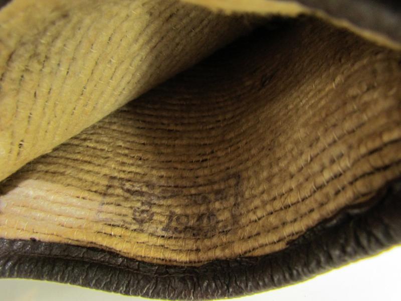 WH/SS Leather Gloves Maker Marked