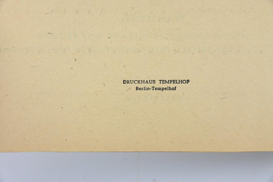 US Headquarters Berlin Telephone Directory