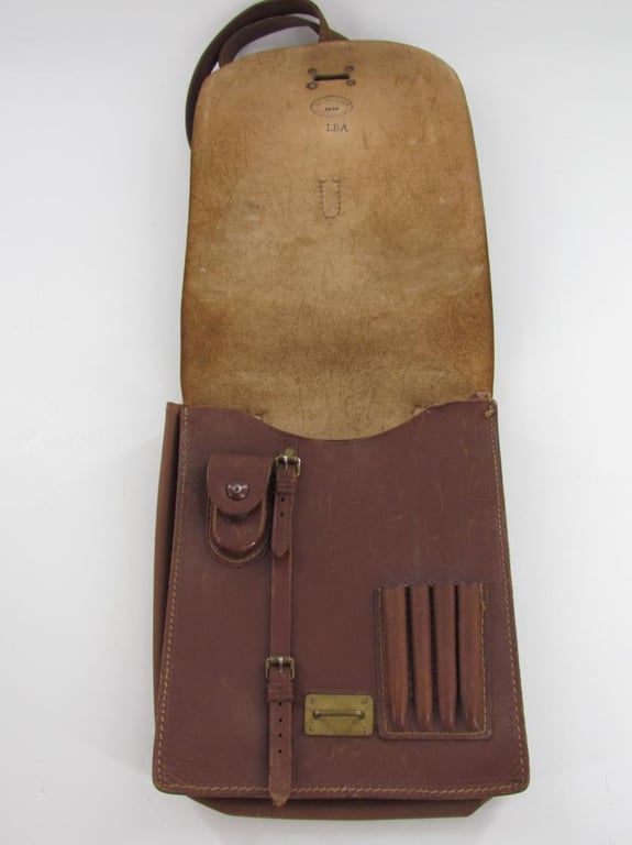 Luftwaffe Map Case With Maker Marked And LBA Stamp