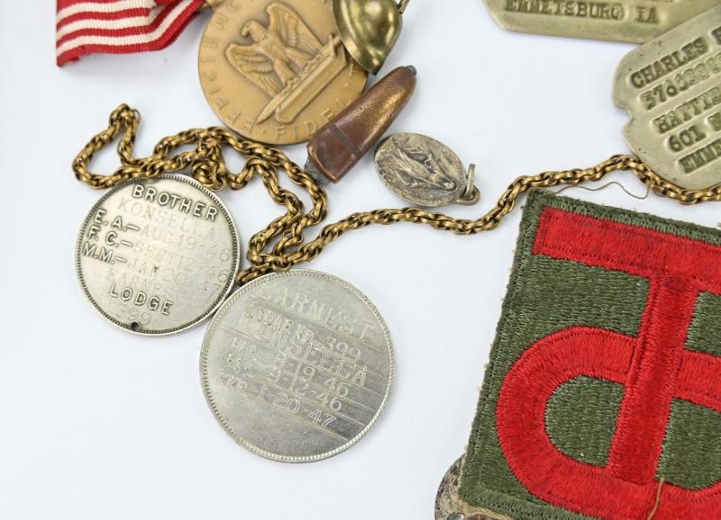 US WW2 Grouping ''Charles B Konsella'' 357th Infantry Regiment