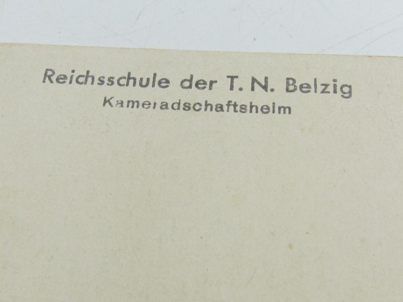 Postcard Belzig Mark, Reichsschule....
