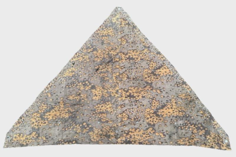 Waffen SS Oak Shelter Quarter ( Zeltbahn ) in used condition